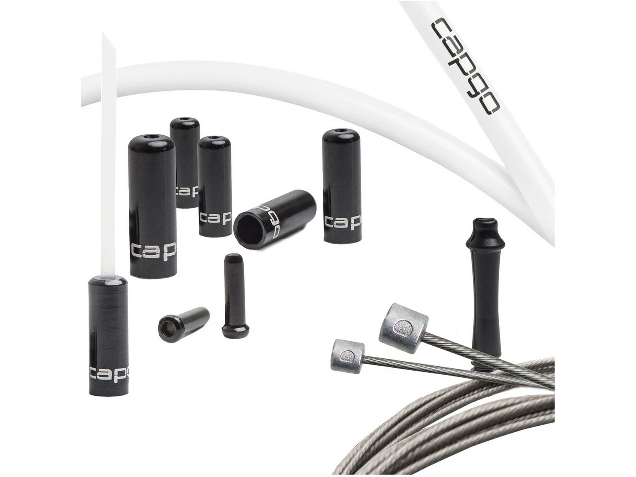 CAPGO OL Schaltzugset Für Campagnolo 1 CAPGO OL Schaltzugset Für Campagnolo