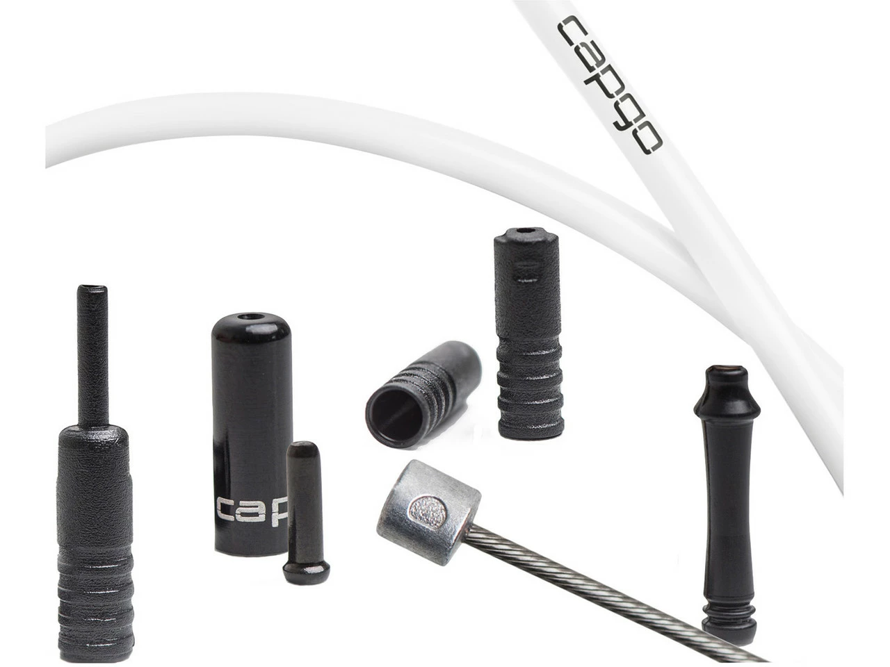 CAPGO BL Schaltzugset Vorne Für Shimano/SRAM 1 CAPGO BL Schaltzugset Vorne Für Shimano/SRAM