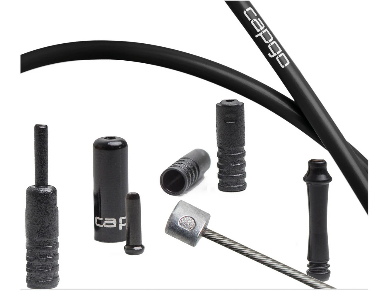 CAPGO BL Schaltzugset Vorne Für Shimano/SRAM 2 CAPGO BL Schaltzugset Vorne Für Shimano/SRAM – Bild 2